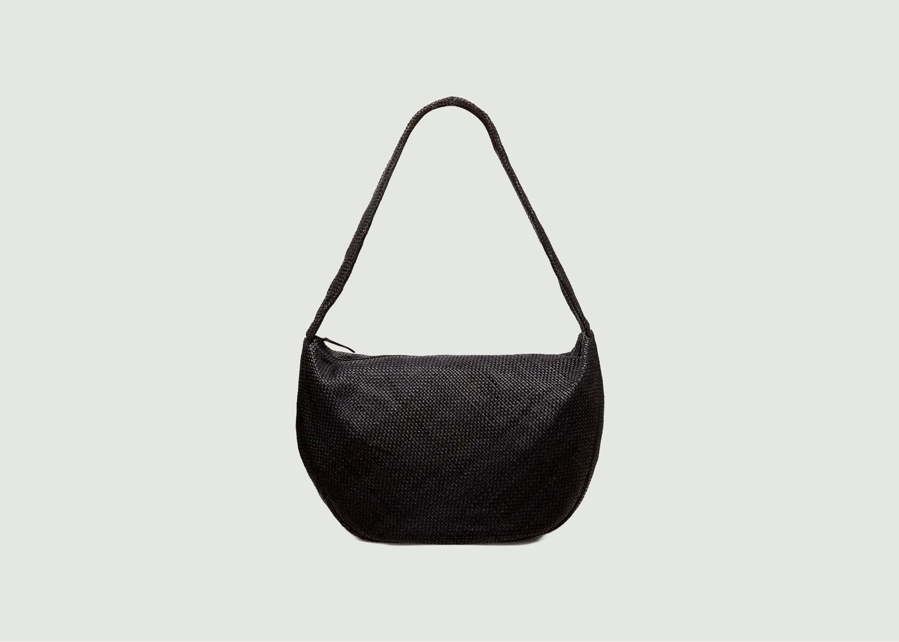 crescent leather bag