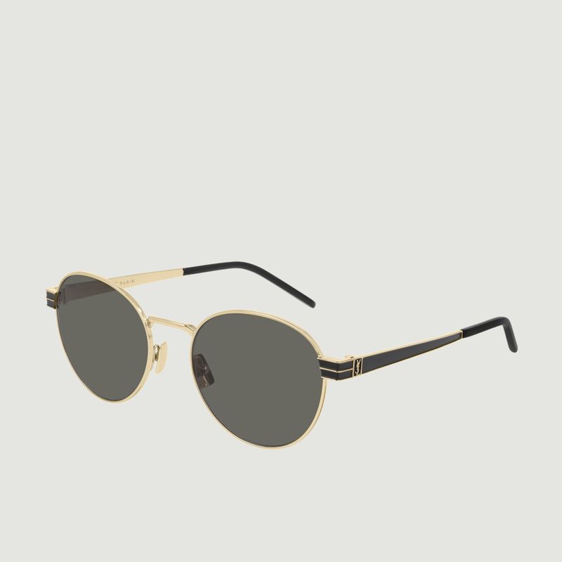 Round sunglasses with monogram - Saint Laurent