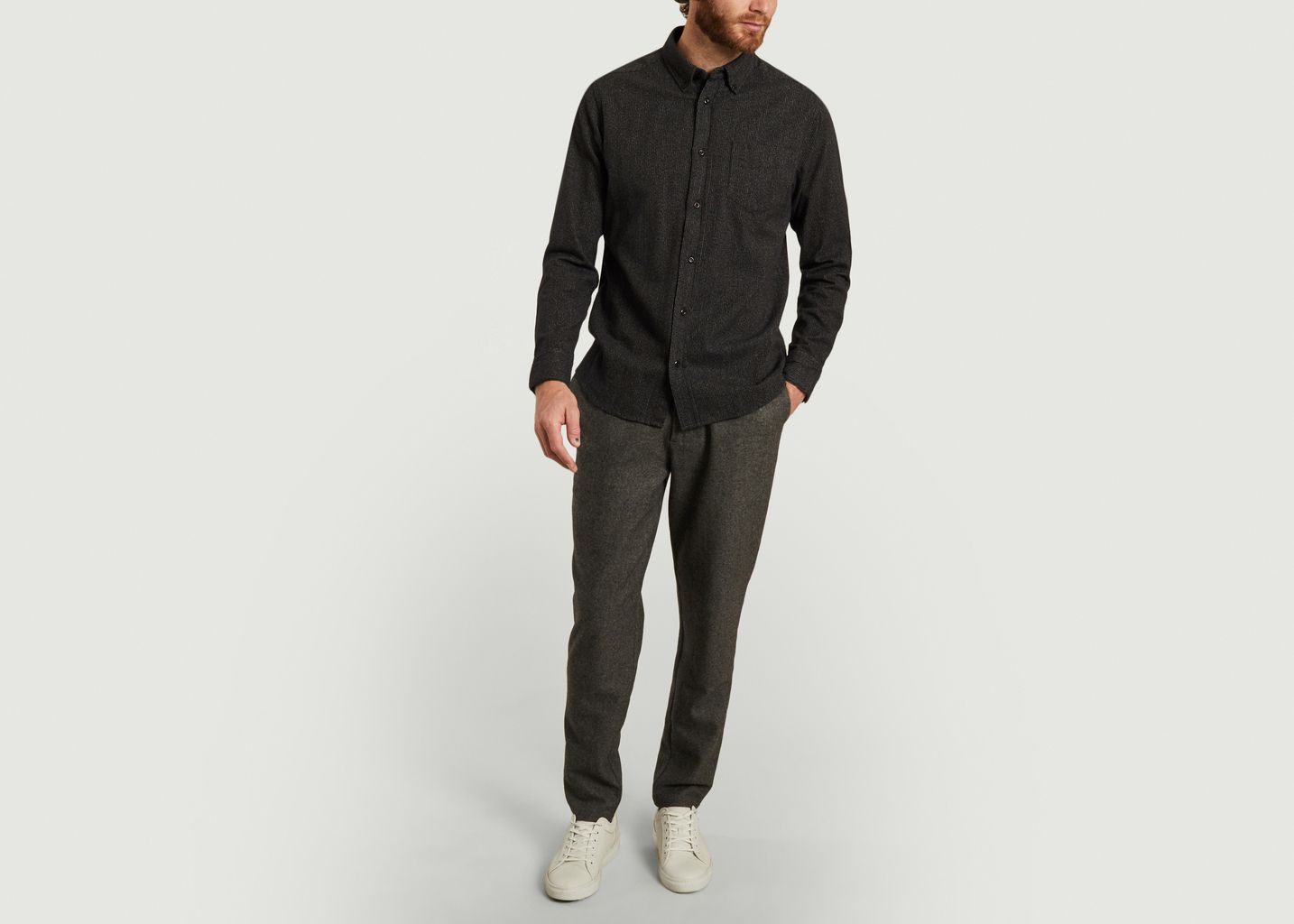 Pantalon droit en lainage Gilbert - SUIT