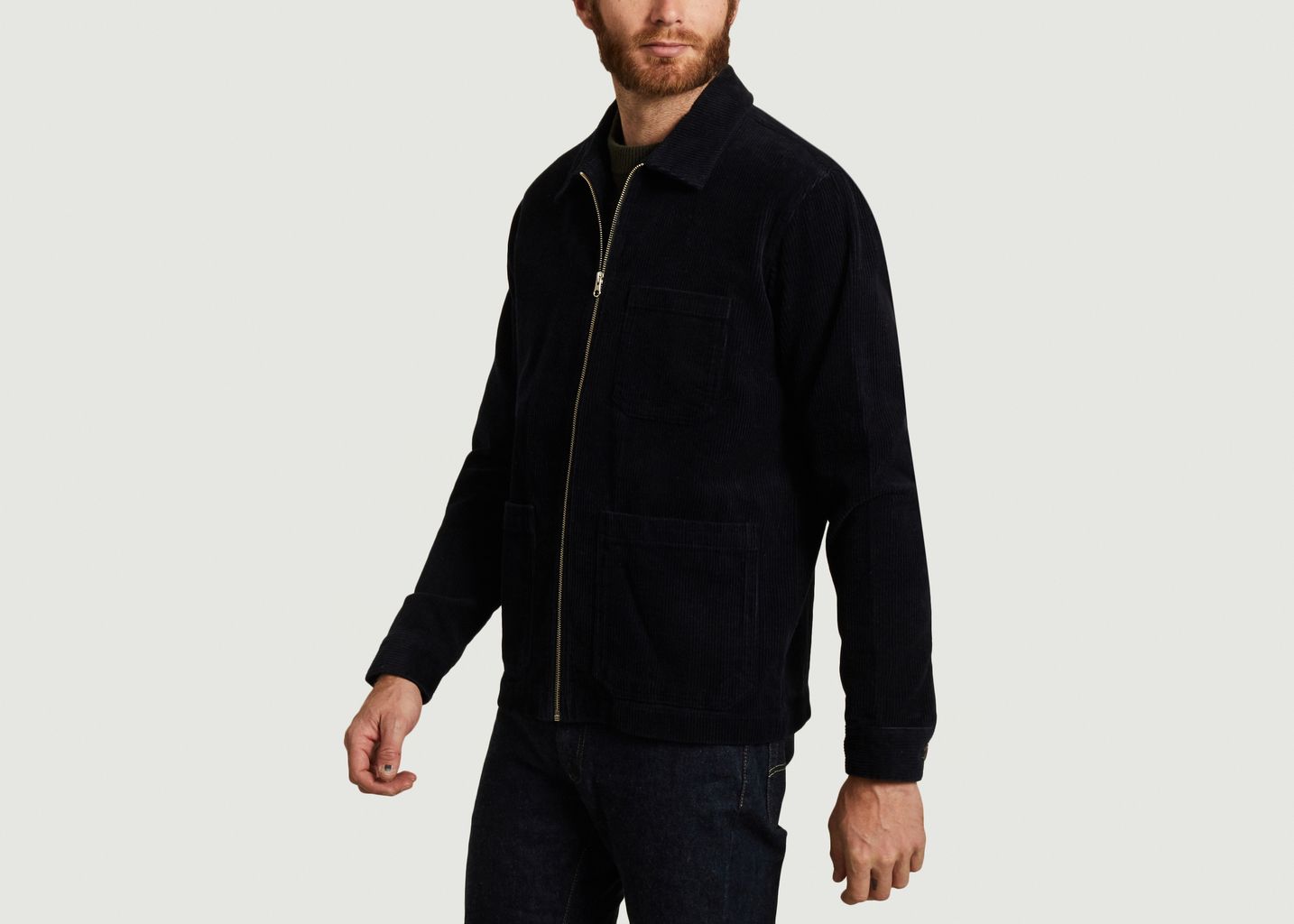 Veste zippée en velours côtelé Matt - SUIT