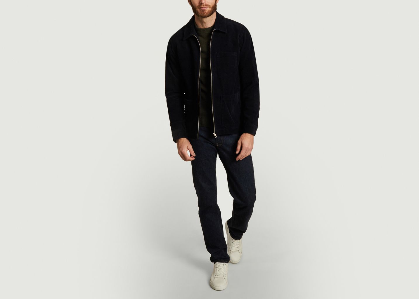 Veste zippée en velours côtelé Matt - SUIT