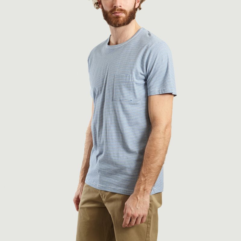 T-Shirt Rayé En Coton Baldrian - SUIT