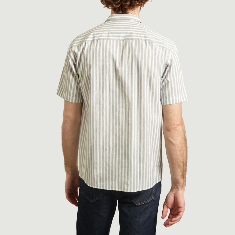 Chemise Rayée Manches Courtes Elias - SUIT