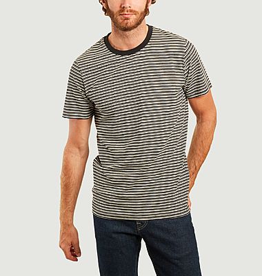 T-shirt rayé en coton bio Kyle