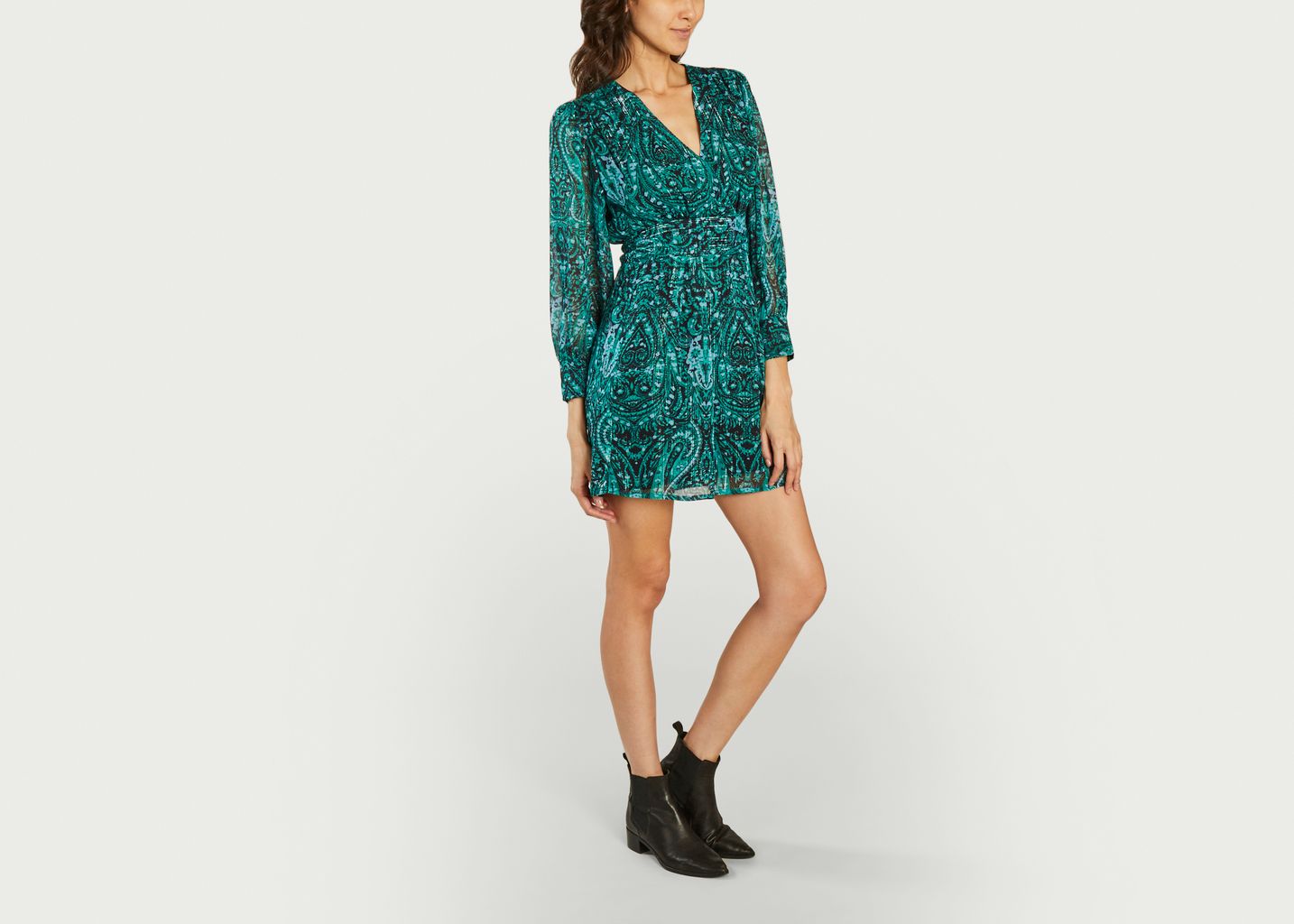 Robe manches longues imprimé cachemire Cruise - Suncoo