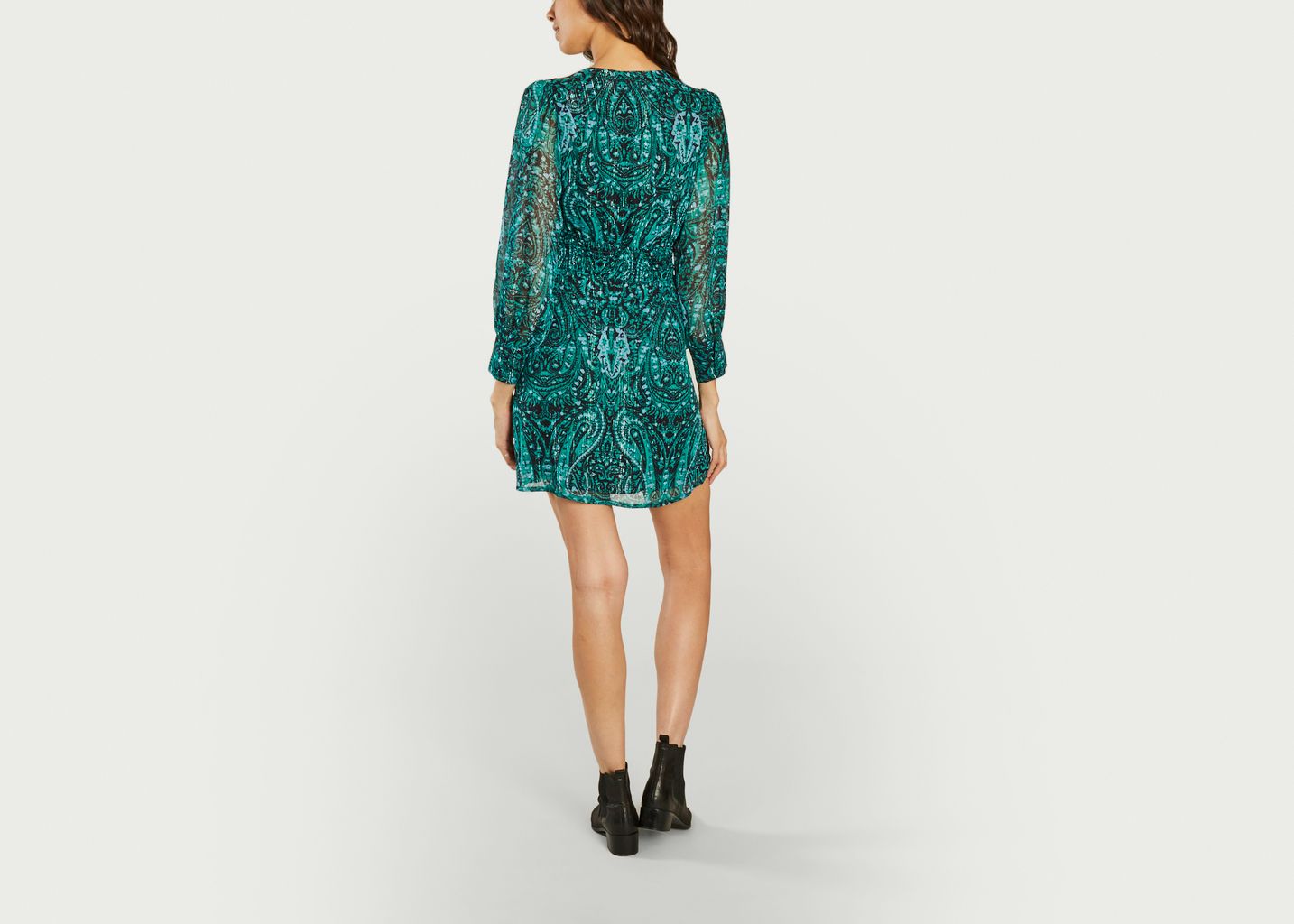 Robe manches longues imprimé cachemire Cruise - Suncoo