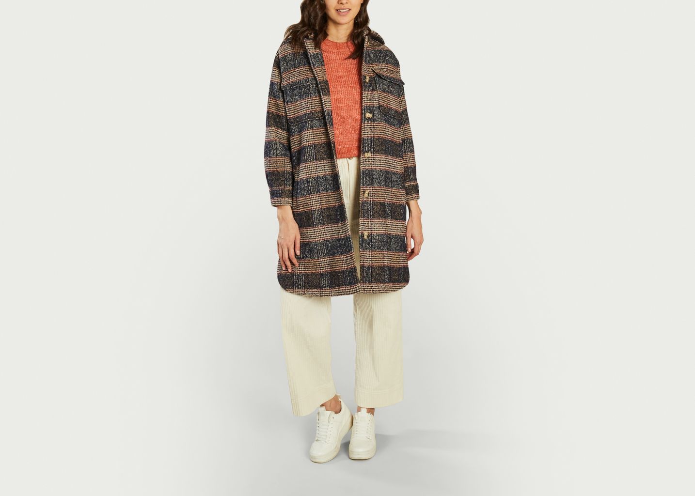 Manteau rayé Eleonor - Suncoo