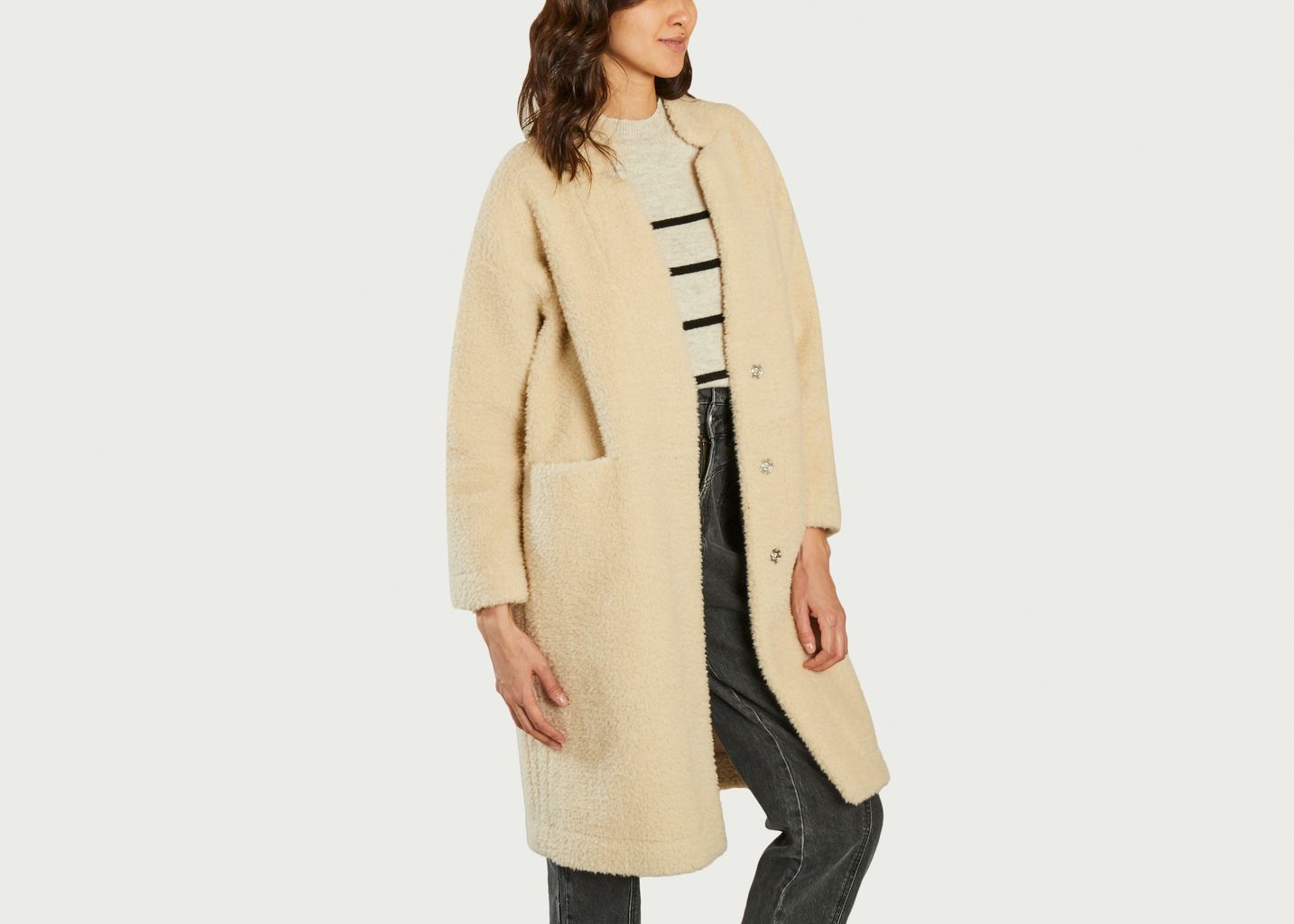 Manteau effet fourrure Elmi - Suncoo
