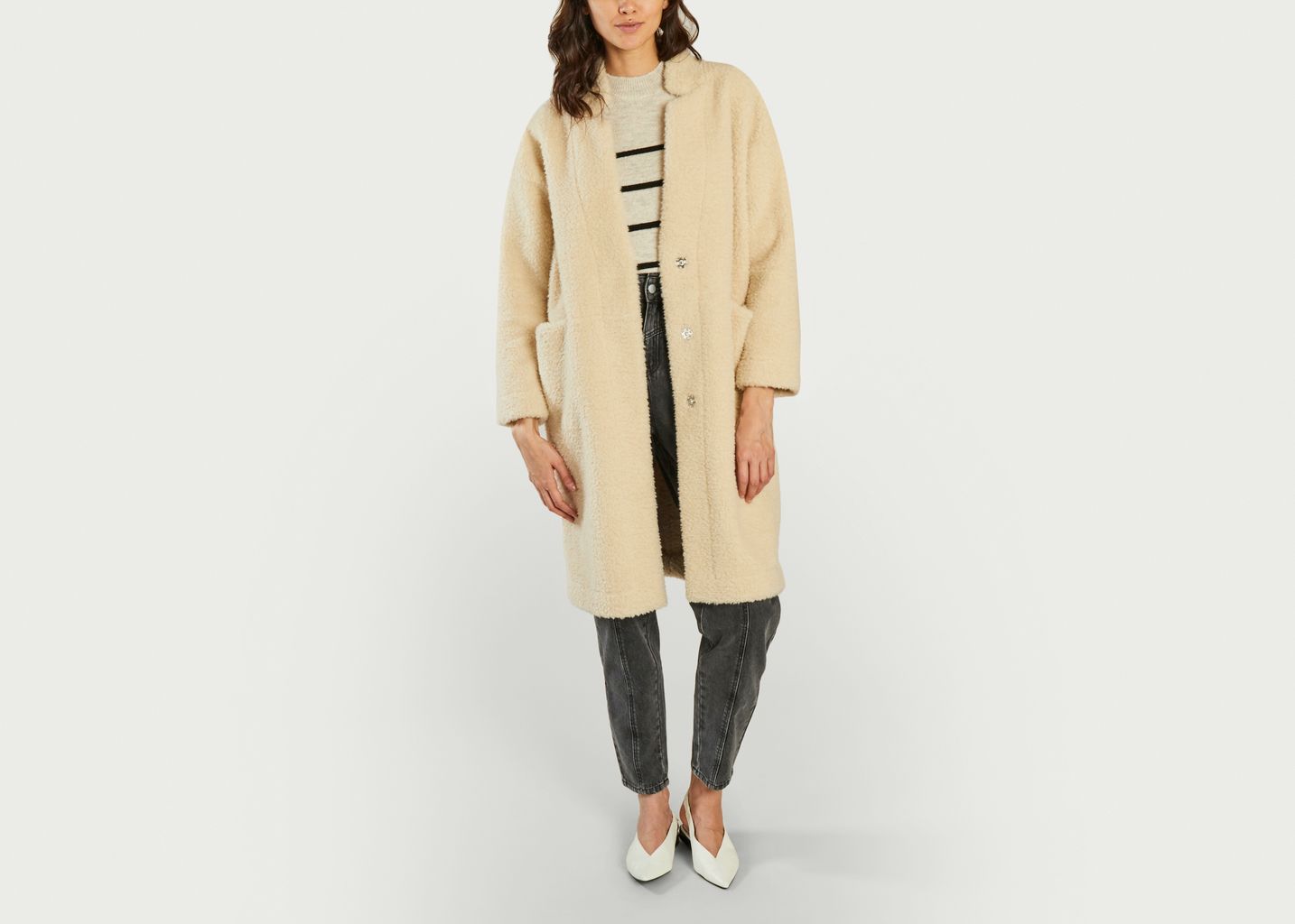 Manteau effet fourrure Elmi - Suncoo