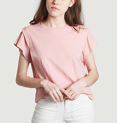 T-shirt en lin et coton Maelle