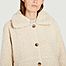 matière Long reversible coat with fur effect Elho - Suncoo