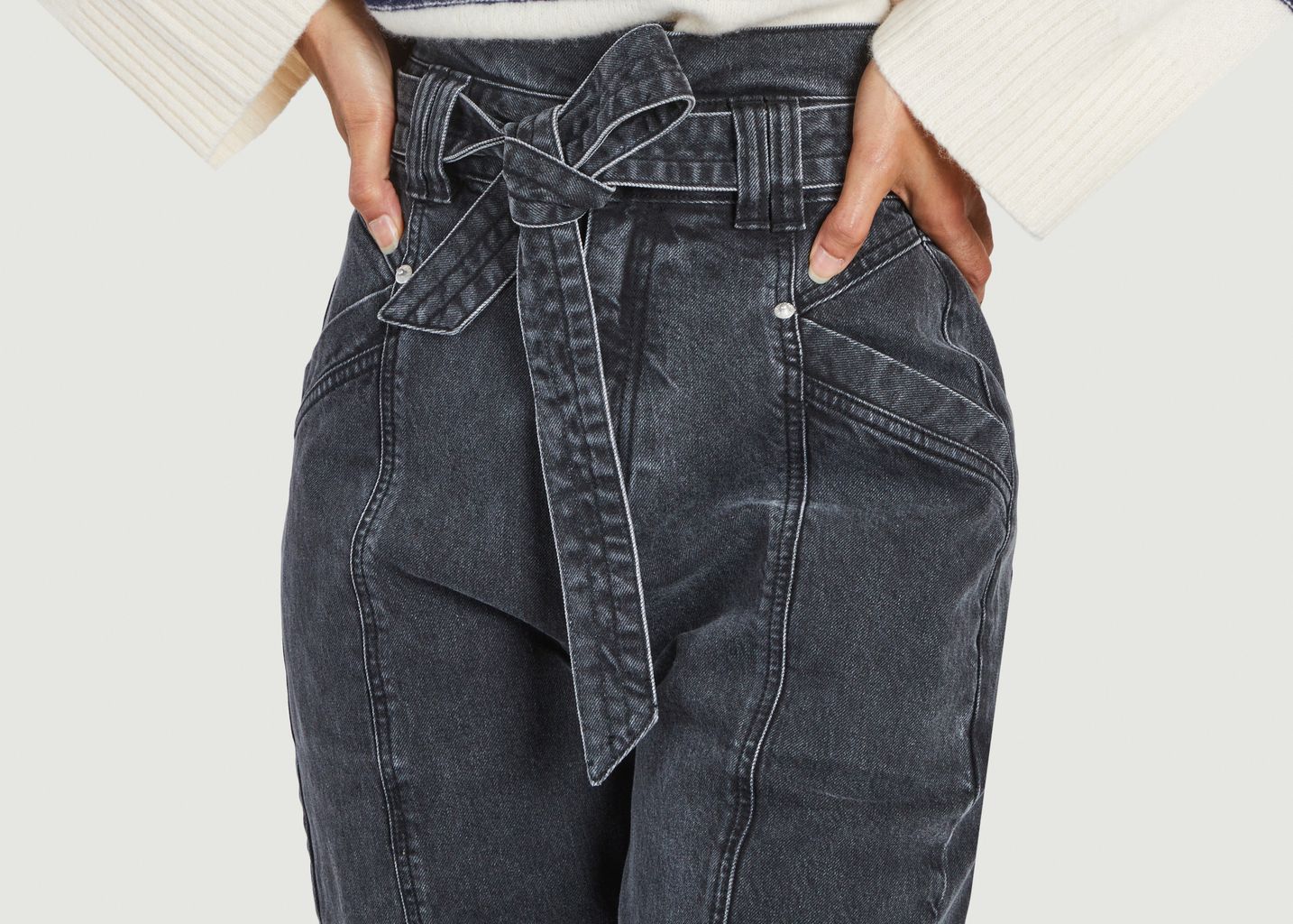 Reino high waist dyed mom jeans - Suncoo