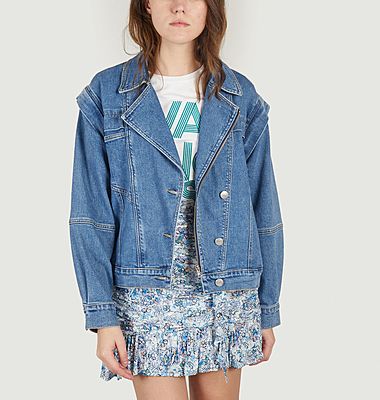 Oversized denim jacket with removable sleeves Dulce