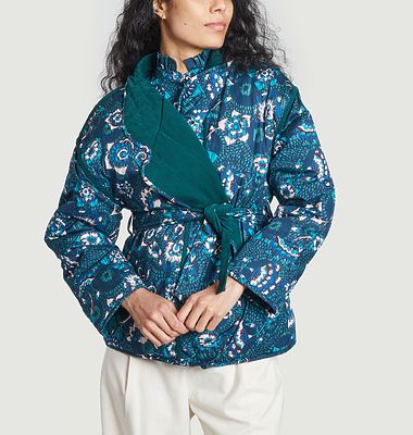 Reversible quilted coat