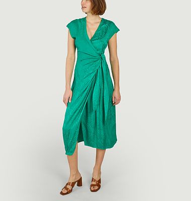 Citizen mid-length wrap dress