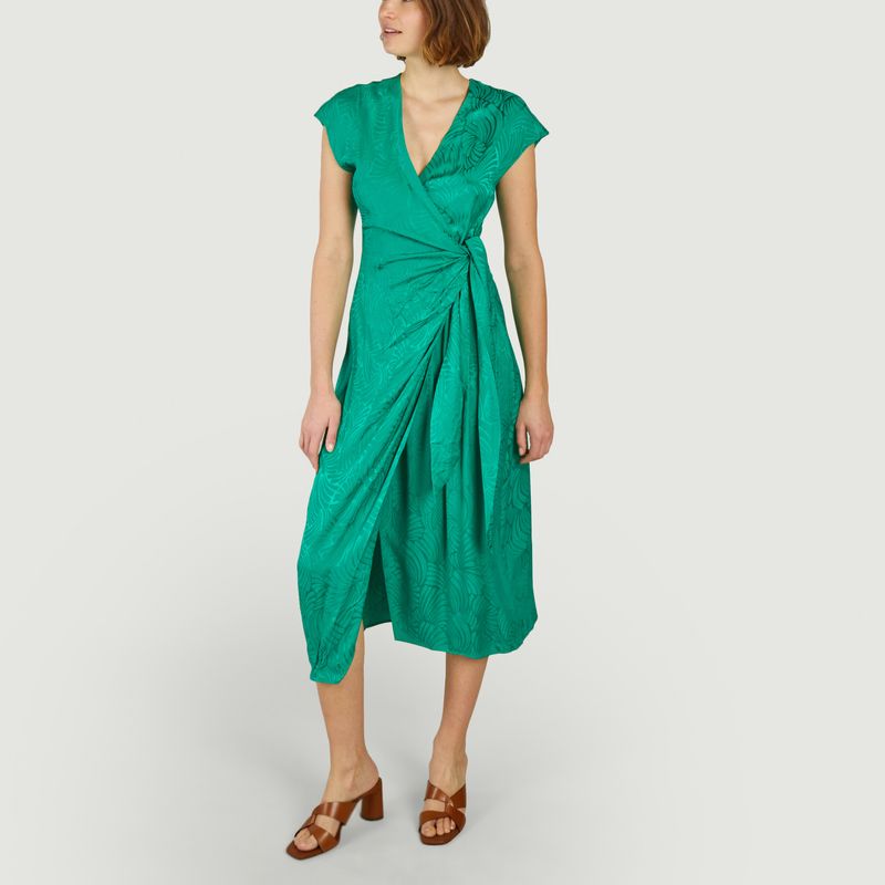 Citizen mid-length wrap dress - Suncoo