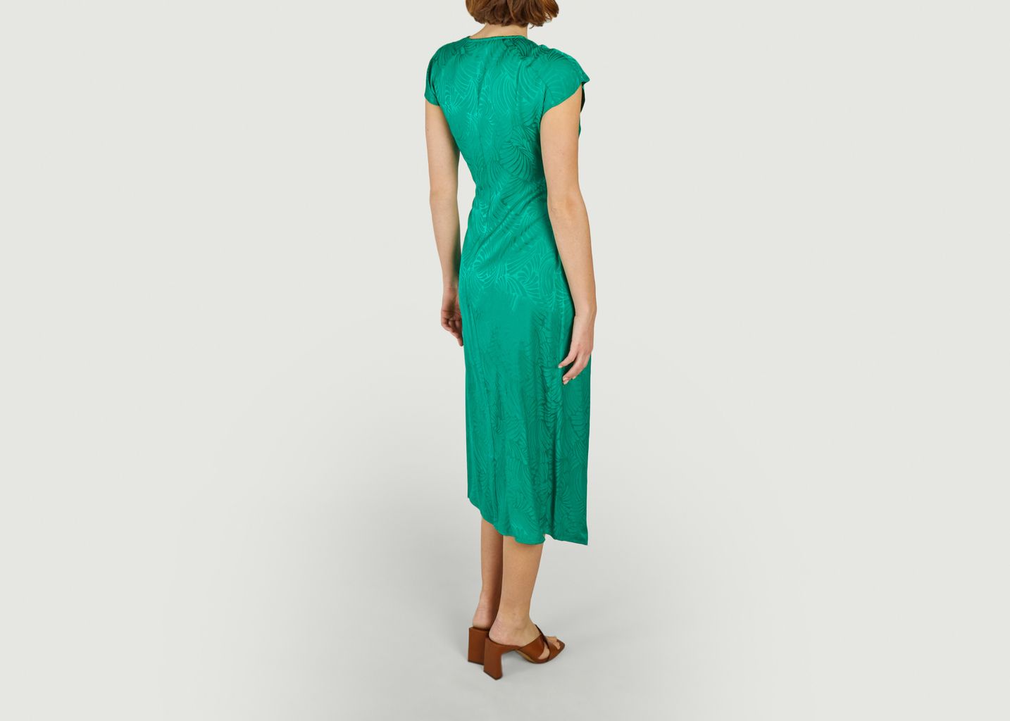 Citizen mid-length wrap dress - Suncoo