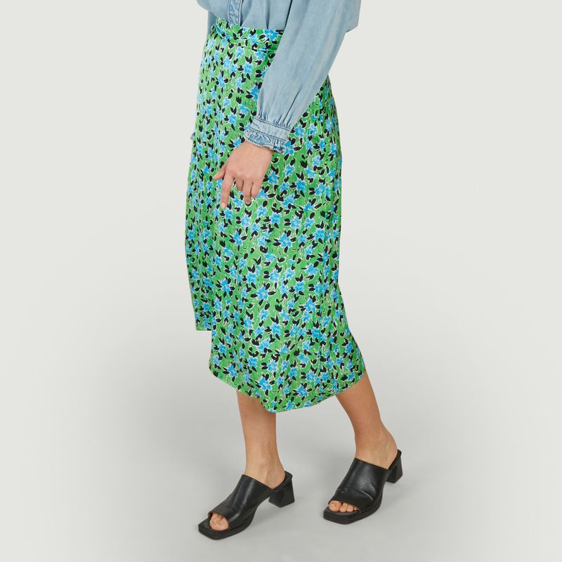 Fabiola floral print midi skirt - Suncoo