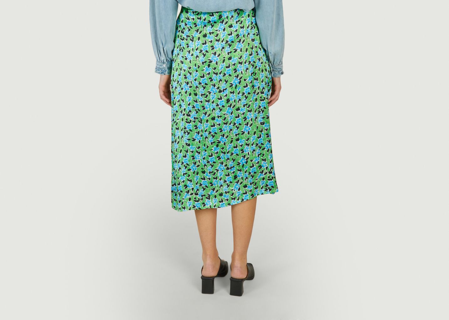 Fabiola floral print midi skirt - Suncoo