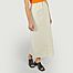 Long, straight skirt in Floyd-dyed denim - Suncoo