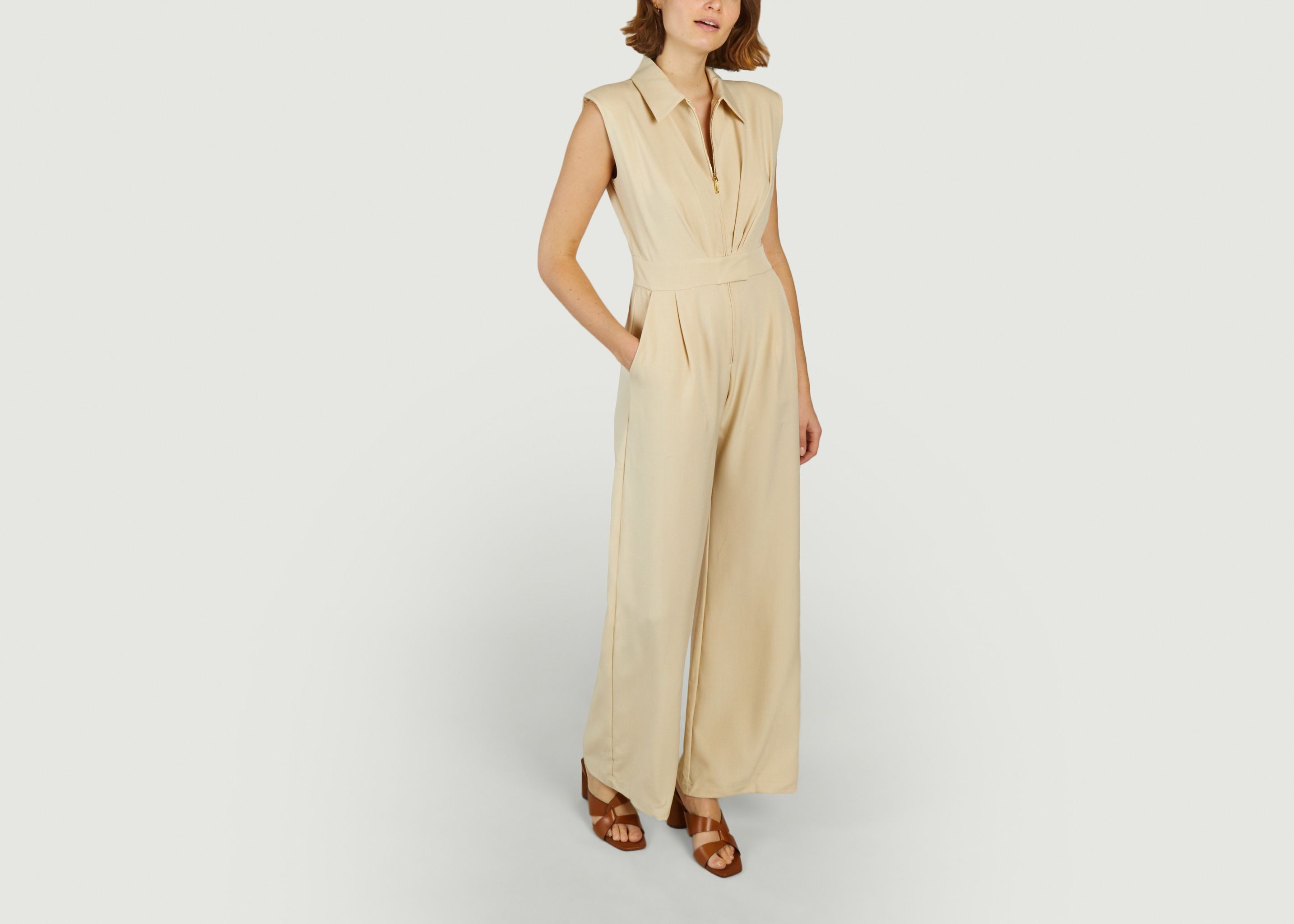 Tivoli sleeveless jumpsuit - Suncoo