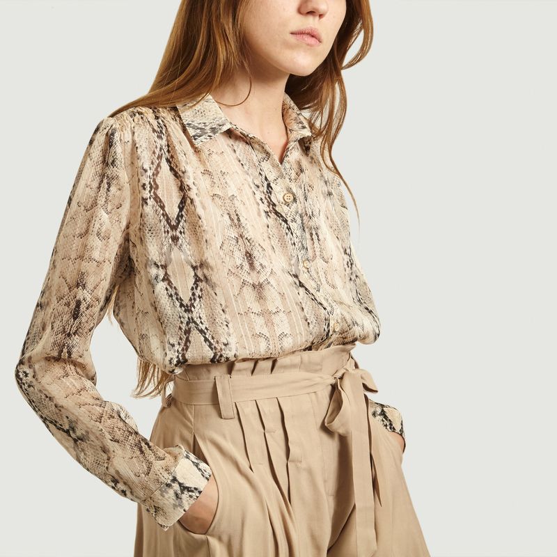 Chemise imprimé serpent Lucrèce - Suncoo