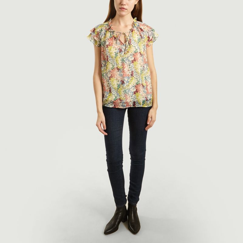 Blouse motif fleuri Luca - Suncoo