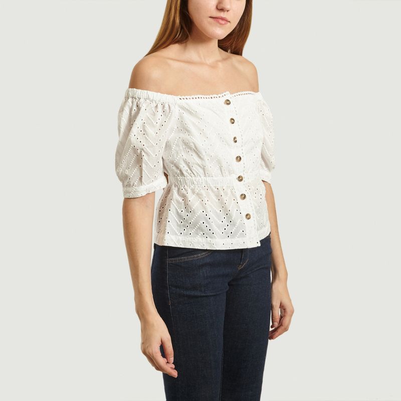 Top avec broderie anglaise Lomy - Suncoo