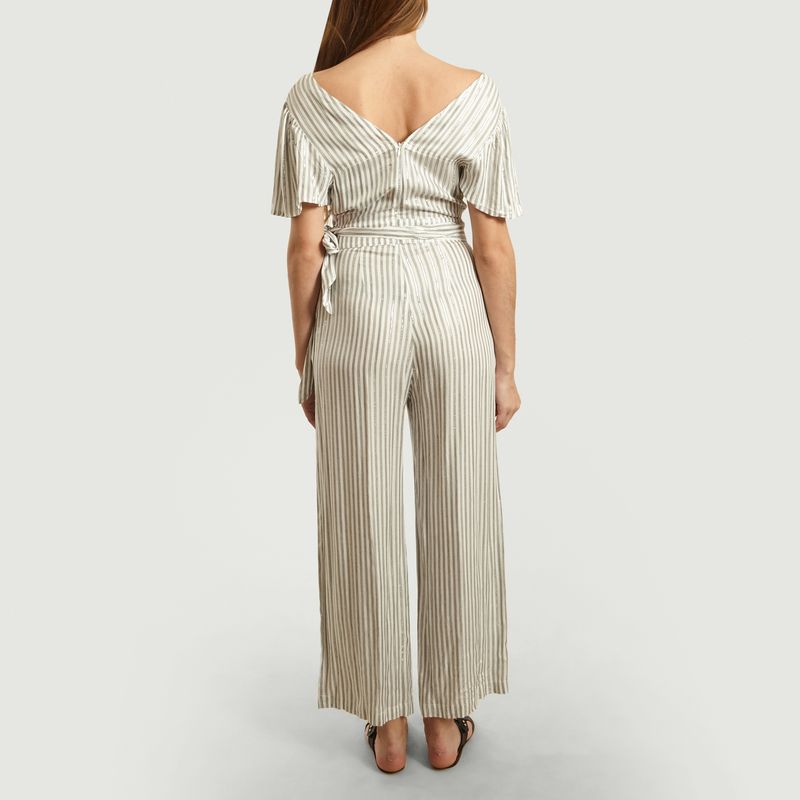Thelma Jumpsuit with Lurex Details - Suncoo