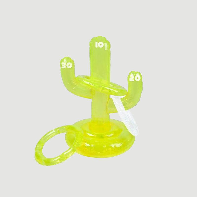 Inflatable Ring Toss Cactus - Neon Lime - Sunny Life