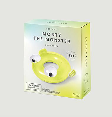 Bouée de bain fantaisie Monty the Monster