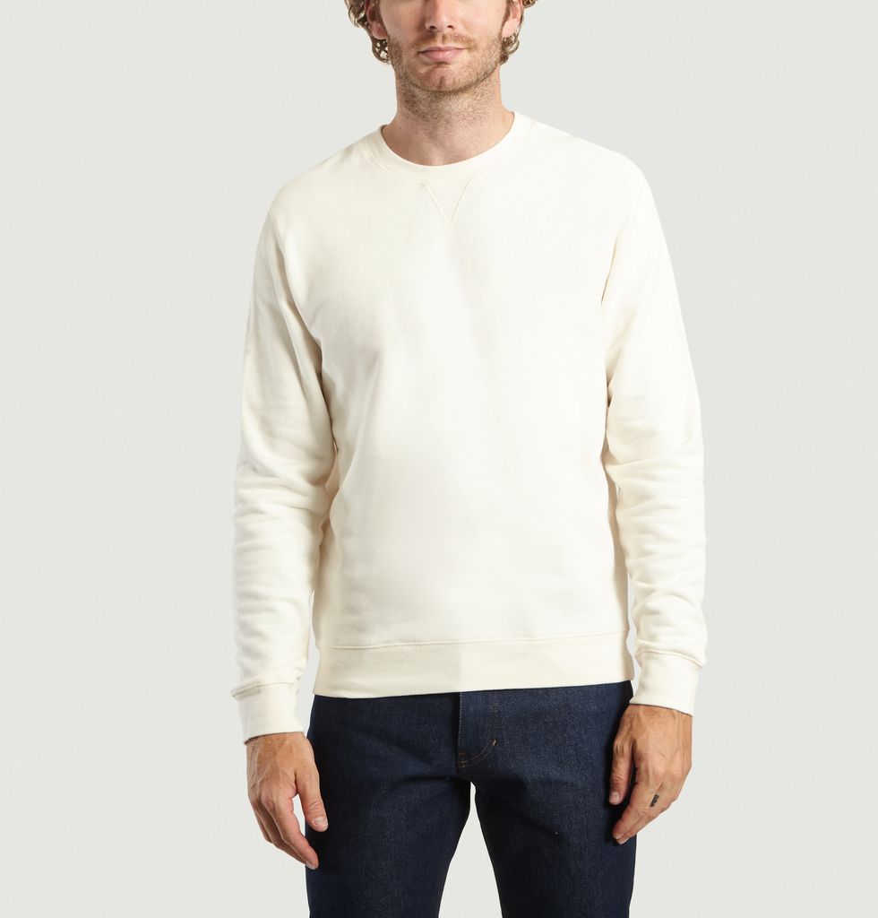Loopback Sweatshirt Off White Sunspel | L’Exception