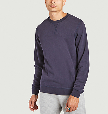 Sweatshirt en coton coupe droite