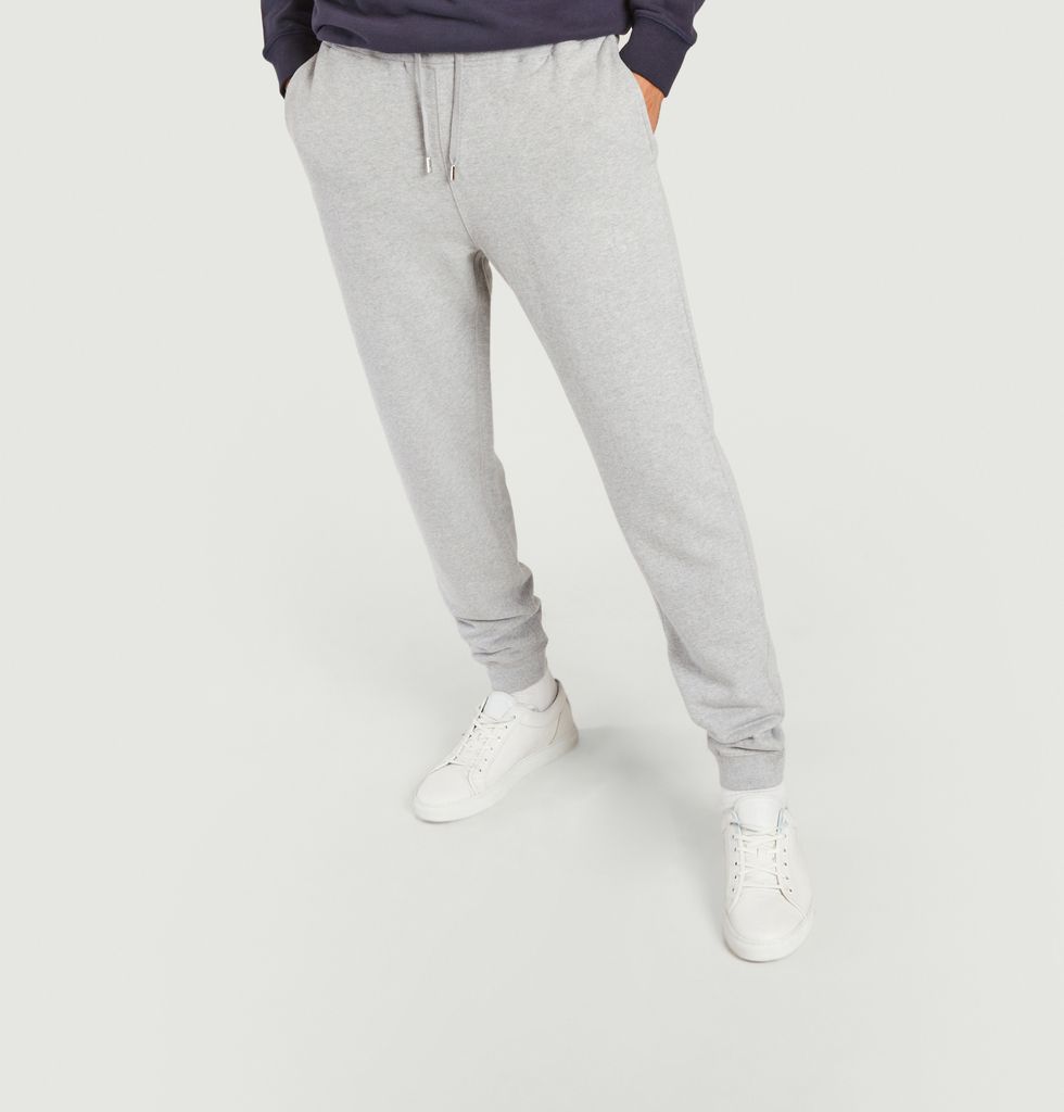 Cotton jog pants Grey Sunspel | L'Exception