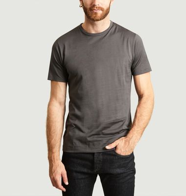 T-Shirt Uni En Coton Pima