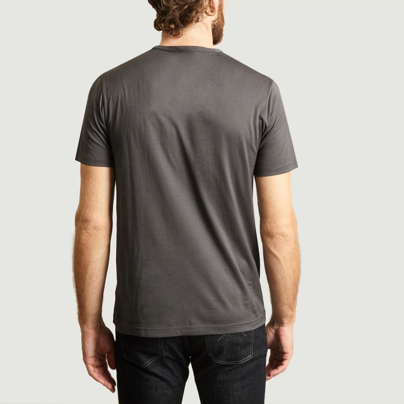 T-Shirt Uni En Coton Pima - Sunspel
