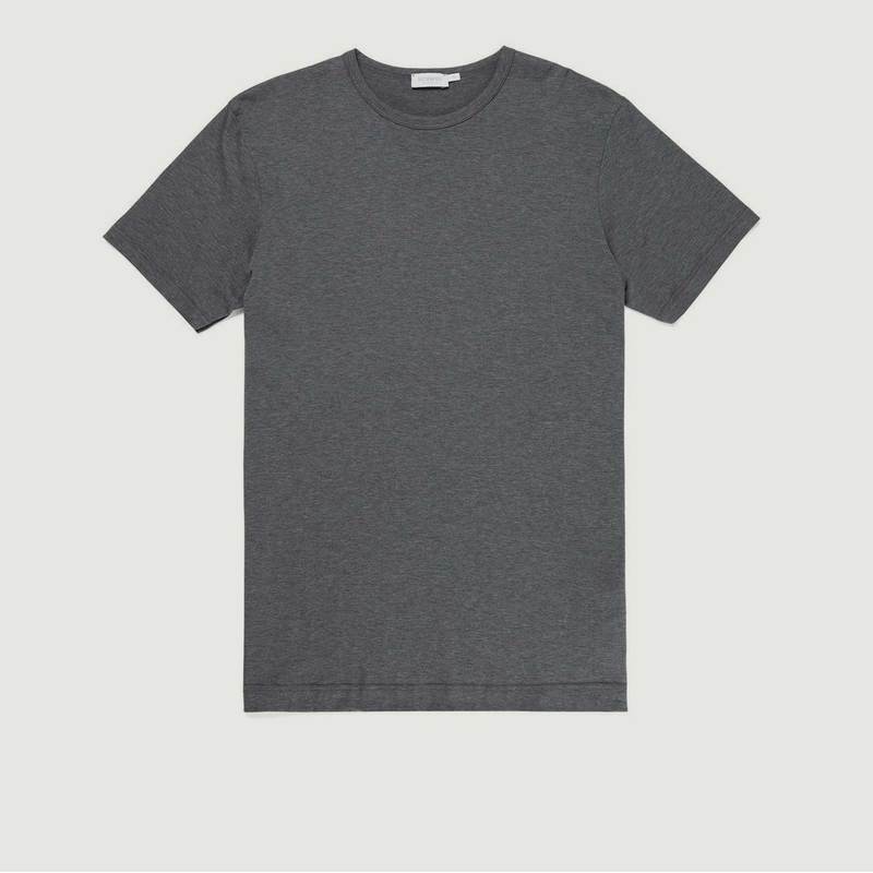 Einfarbiges T-Shirt Aus Pima-Baumwolle - Sunspel