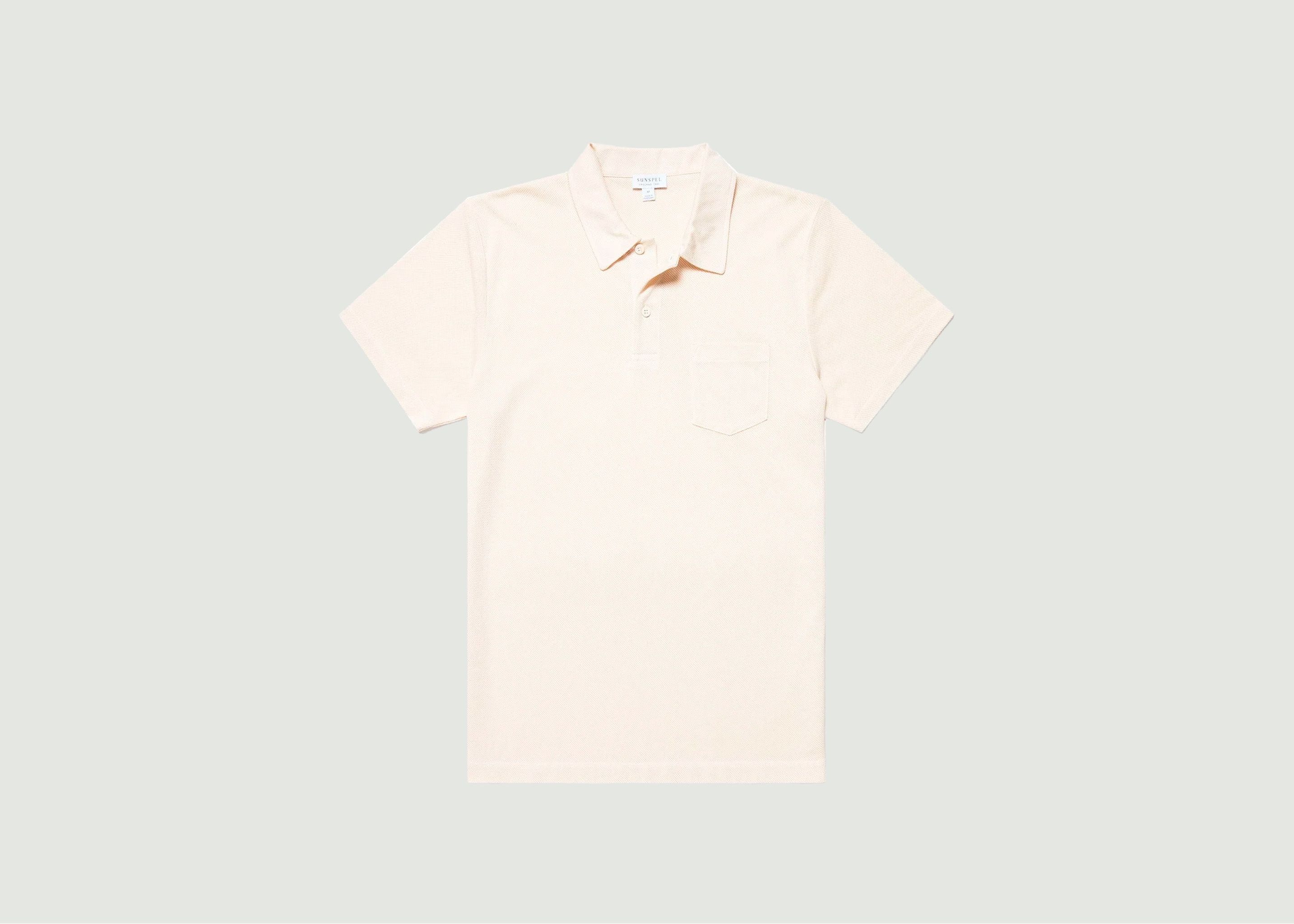 Linear Mesh polo shirt - Sunspel