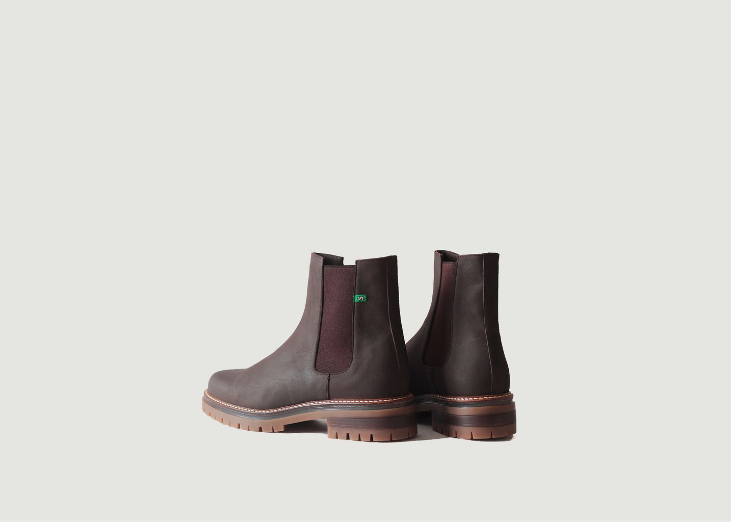 Chelsea boots en cuir vegan Jerry - Supergreen