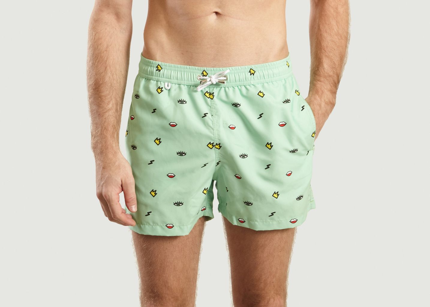 mid thigh swim trunks