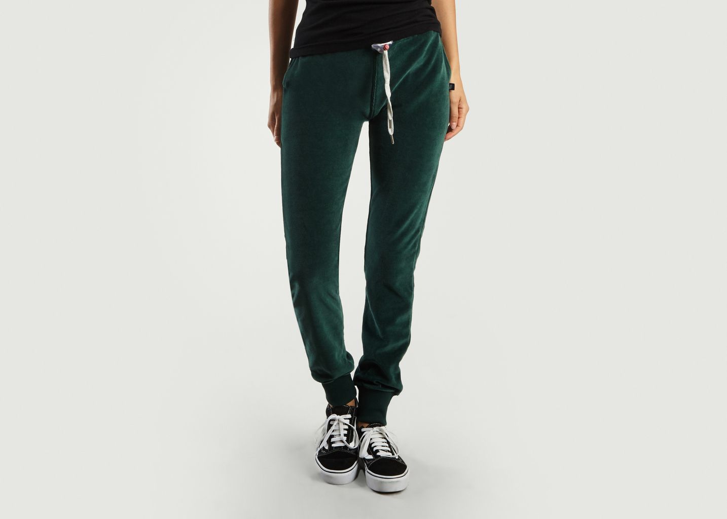 Jogging en Velours Vert Bouteille Sweet Pants | L'Exception