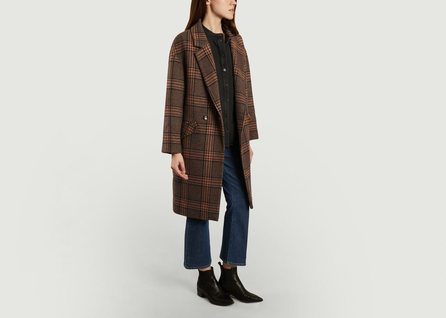 Manteau long à carreaux Eskimo - Swildens