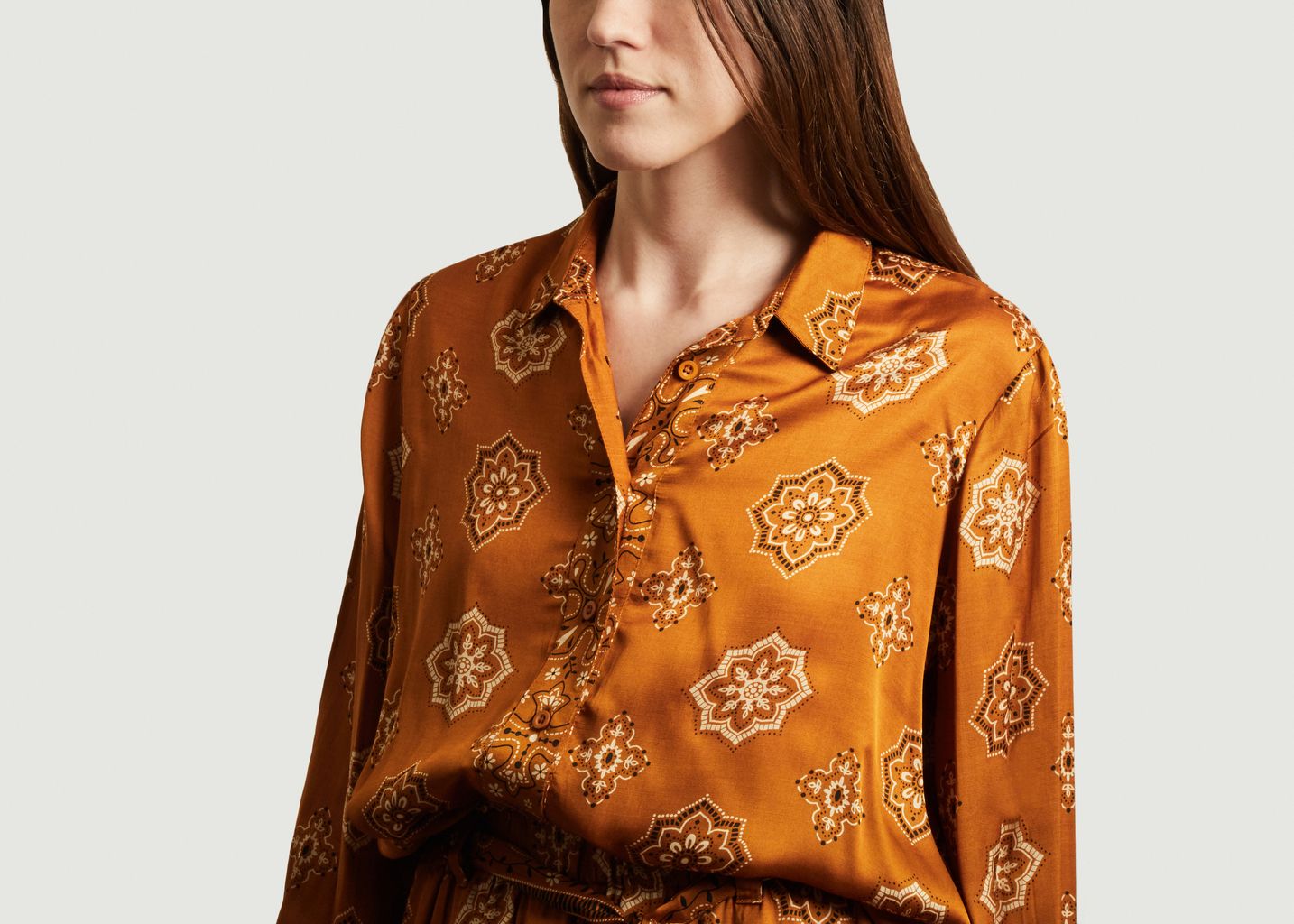 Elif bandana pattern shirt - Swildens