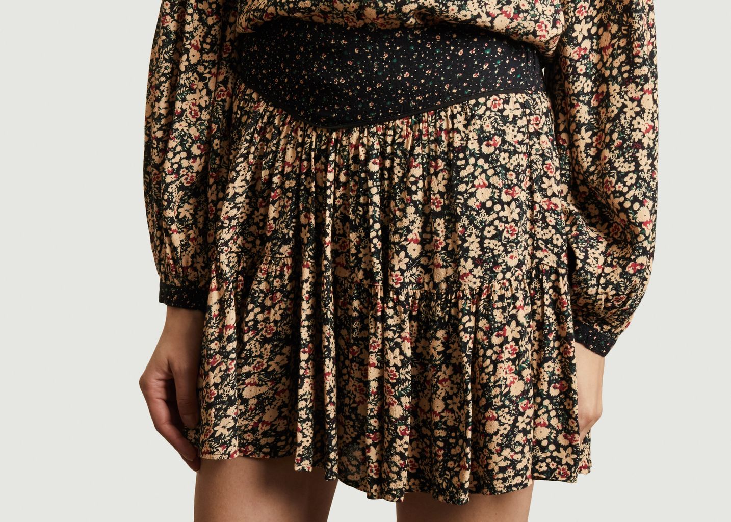 Elisha floral print mini-skirt - Swildens