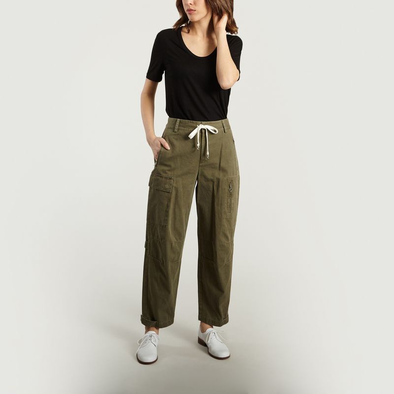 Cargo Twill Trousers - T by Alexander Wang