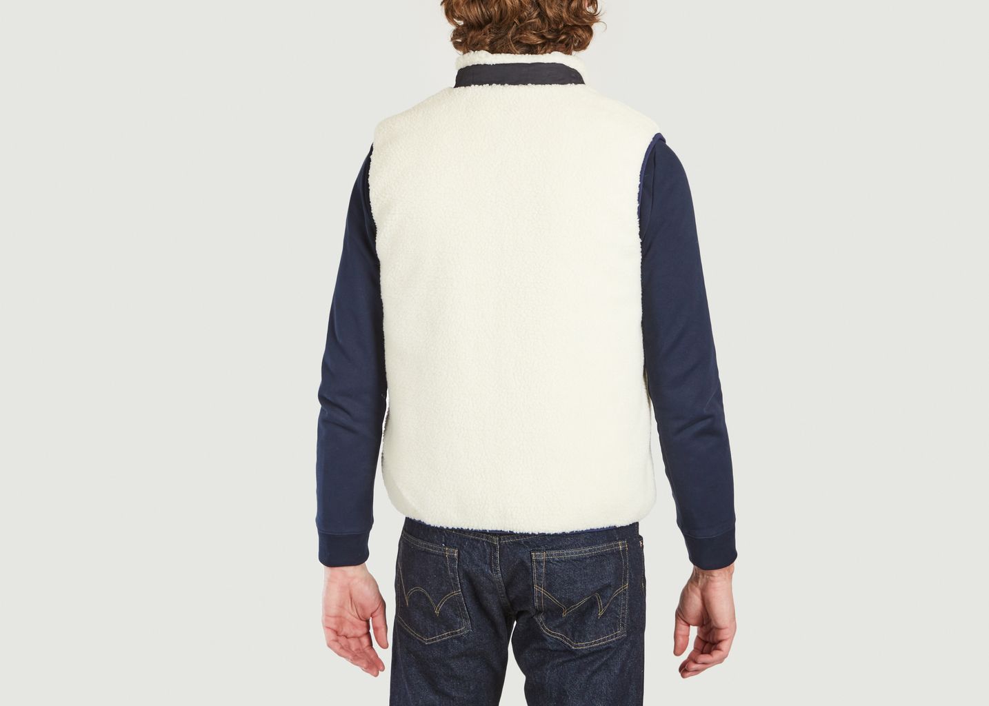 Sleeveless reversible fleece jacket - Taion
