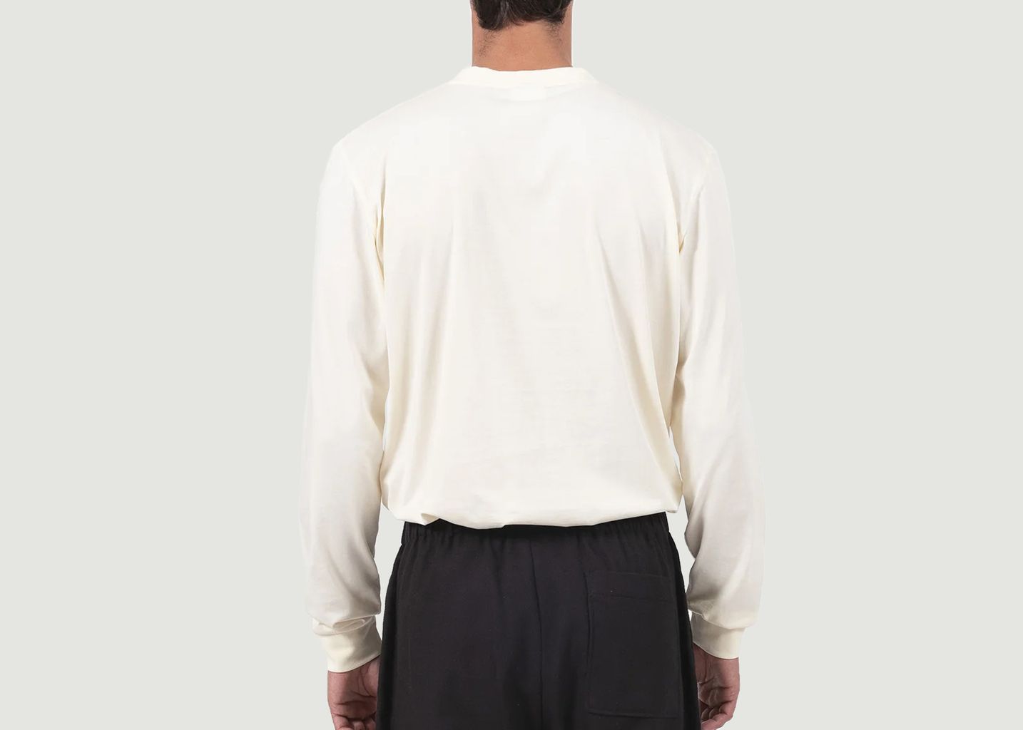 Sagace Long Sleeves T-shirt - Talc Paris