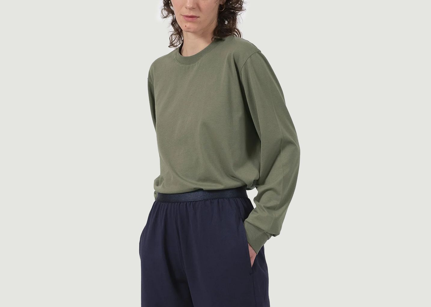 Sagace Long Sleeves T-shirt - Talc Paris