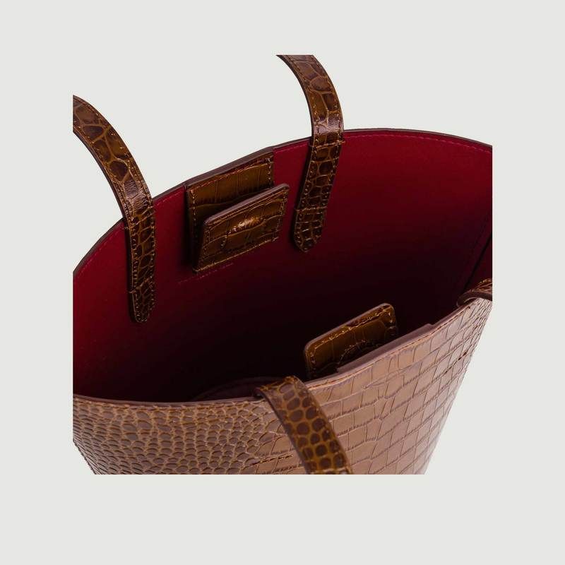 Sac en cuir effet croco Bucket - Tammy & Benjamin