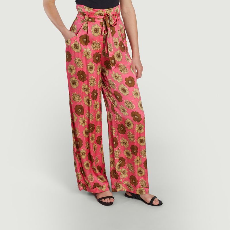 Pyla floral print wide leg pants - Tara Jarmon